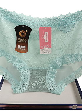 彩田内裤女中腰30136抗菌30135透气明蕾丝性感平脚夏薄舒适夏当季