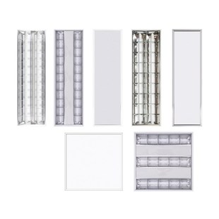 T8led格栅灯300x1200T5嵌入式600*600明装灯盘 平板灯办公室吊顶