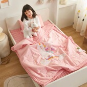 全棉水洗棉儿童幼儿园宝宝夏凉被纯棉空调被婴儿夏被夏季 被子薄款