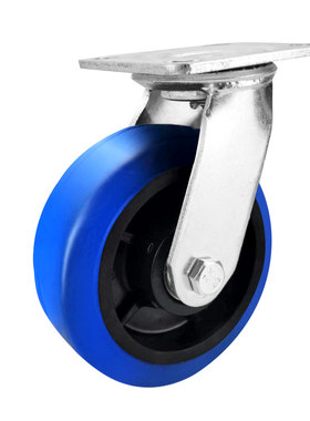 重型4寸5寸6寸8寸脚轮万向轮塑芯橡胶轮静音耐磨手推车轮轮子脚轮