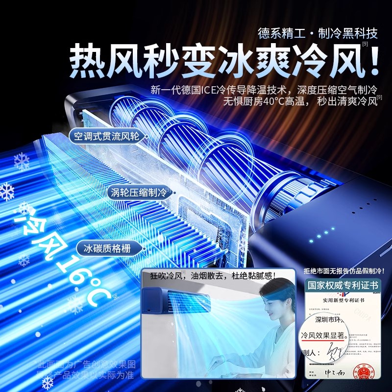 厨房壁挂插座小电风扇2025新款家用厕所卫生间小型上墙桌面式