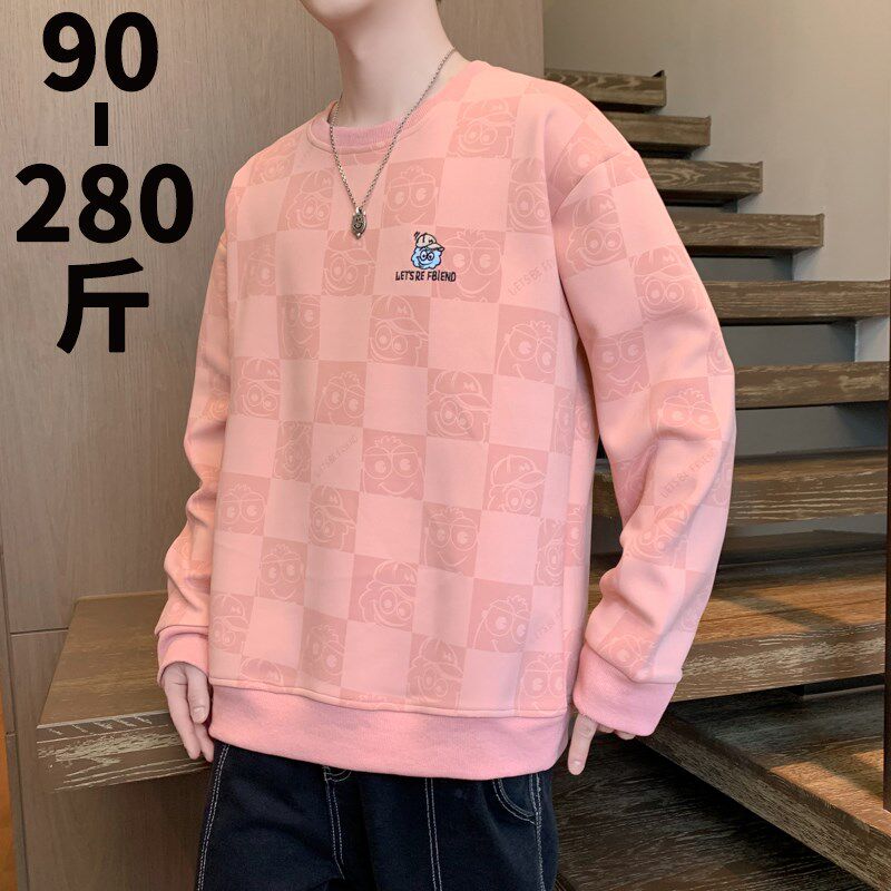 YPY11i1111粉色男士T恤长袖春秋款