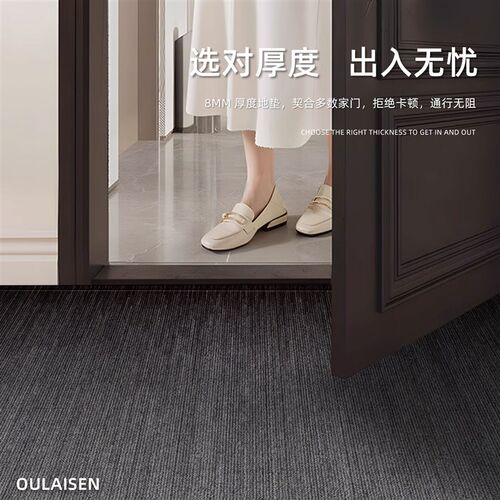 入户门地垫脚f垫2025新款耐脏防滑门垫进门高级门口地毯可裁剪垫