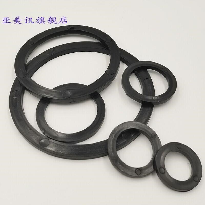 pe管排水管材黑色密封圈管件排水B下水管虹吸塑料封口环o型圈配件