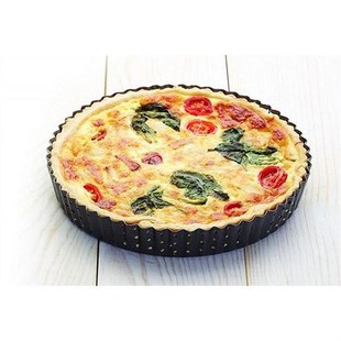 Tin Cake Pan Fxluted Pie Baking Flan Tray不粘沖孔派盤 Tart