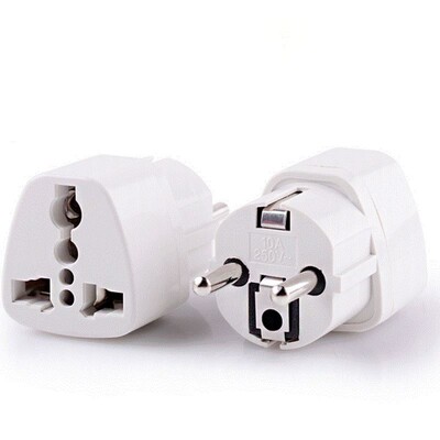 US AU UK to EU AC Power UnivOersal Plug Ch