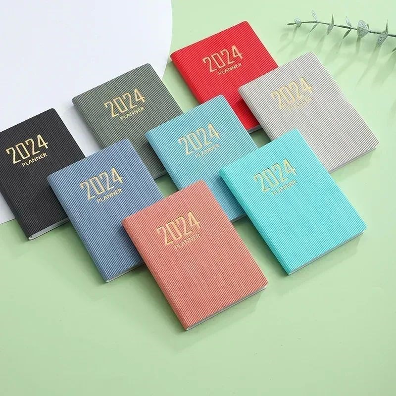 2024 bA7 Mini Portable Agenda Book Diary Weekly Planner Note
