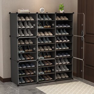 largte 架 rack shelf鞋 Shoe storage dustproof simple cabinet