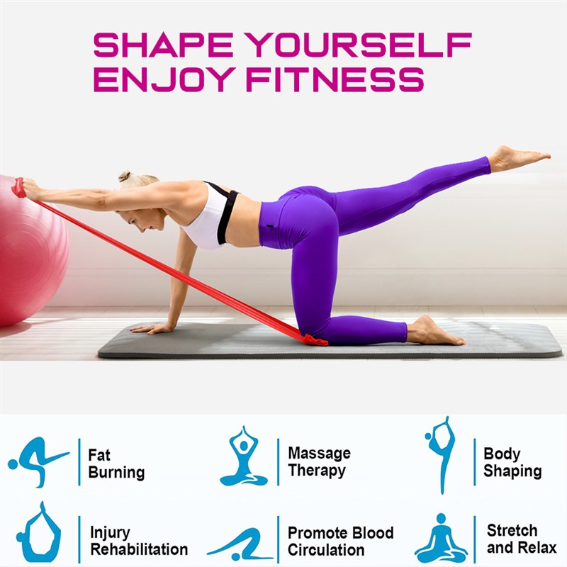 Tpe Yoga Pulling Tablets Rehabilitation SporPts Resistance B
