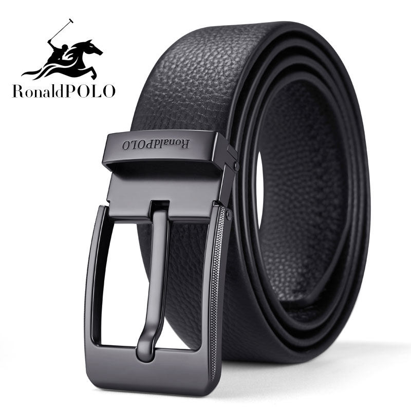 保罗皮带男士真皮2026新款针扣腰带自动扣头层牛皮正品年轻人裤带