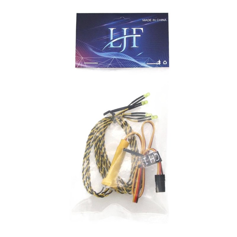 模型车联动车灯 转向4灯 转向F3灯珠攀爬车平跑漂移车转向灯RC