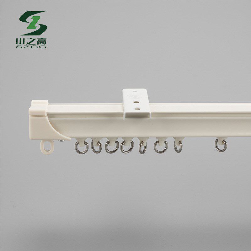 德裕直轨道单双轨道顶装侧装铝合金顺滑静音窗帘轨质保十年