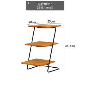 森系甜品台三层蛋糕架 下午茶多层点心架 复古木头蛋糕架冷餐托盘