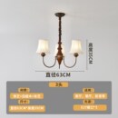 法式 复古餐厅灯书房感南洋古铜色卧室灯具其他 中古风客厅吊灯美式