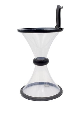 重力旋转旋风存钱罐 解压漩涡漏斗透明转圈硬币储钱桶vortex bank