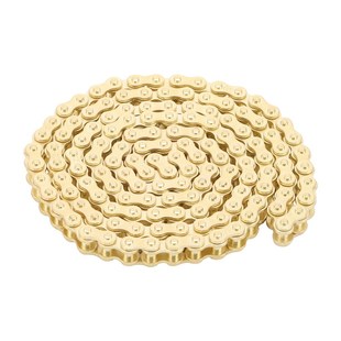 138节 金色更换链子25H 摩托车越野车配件更换链条 小越野