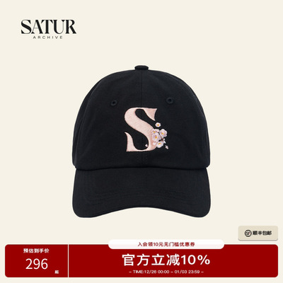 SATUR樱花复古棒球帽女