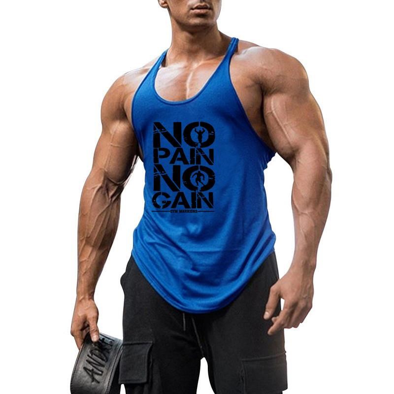 Gym Fashion Workout Man Undershirt Clothing Tank UTop Mens B