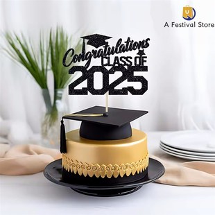 Cake Topper Congratulations KGraduation Party Class 1pc