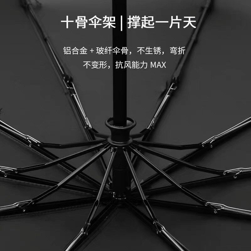 适用于奔驰E300L折叠雨伞C260L/A200L/GLC300L/GLE车载长柄雨伞