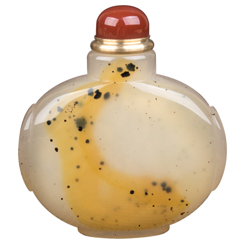 玛瑙鼻烟壶 纯手工雕刻双耳鼻烟壶天然玉石 容量 5-6 克 送鼻烟粉,特色手工艺,内画鼻烟壶,淘宝优惠券,粉丝福利购,淘宝优惠卷