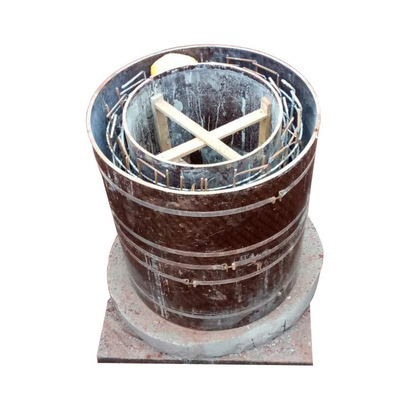 圆柱模板建筑圆模板圆形井筒模具混凝土圆柱木质模板检查井木模具