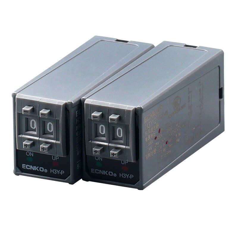 ST6P拨码时间继电器H3Y-2/4P通电延时小型控制时间开关220V24V12V