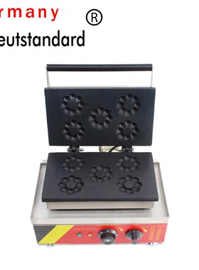 梅花甜甜圈机香酥机商用小吃设备家用donut多拿滋烤饼机华夫饼机