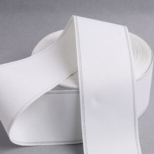 光峰带业 窗帘布带源厂直供 品质绿边棉质斜纹有纺带8cm 10cm