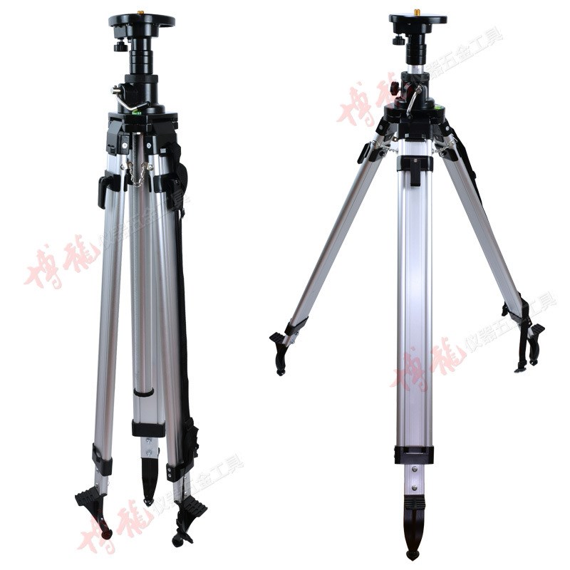 水准仪扫平仪三脚架经纬仪测量测绘工具水平仪支架铝制升降户外
