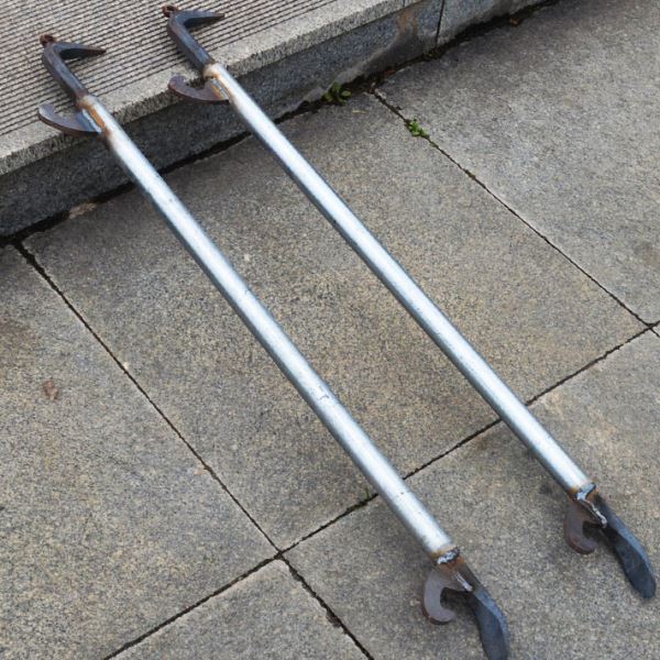 铝模用双背钩开 模器 尖扁拆卸模板工具 建筑工铝模撬棍 拆模工具