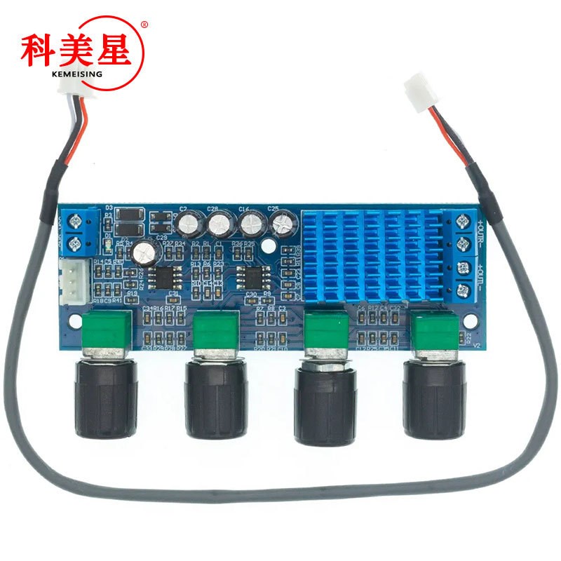 XH-M577数字功放板TPA3116D2音频放大板大功率音调板  运放12-24V