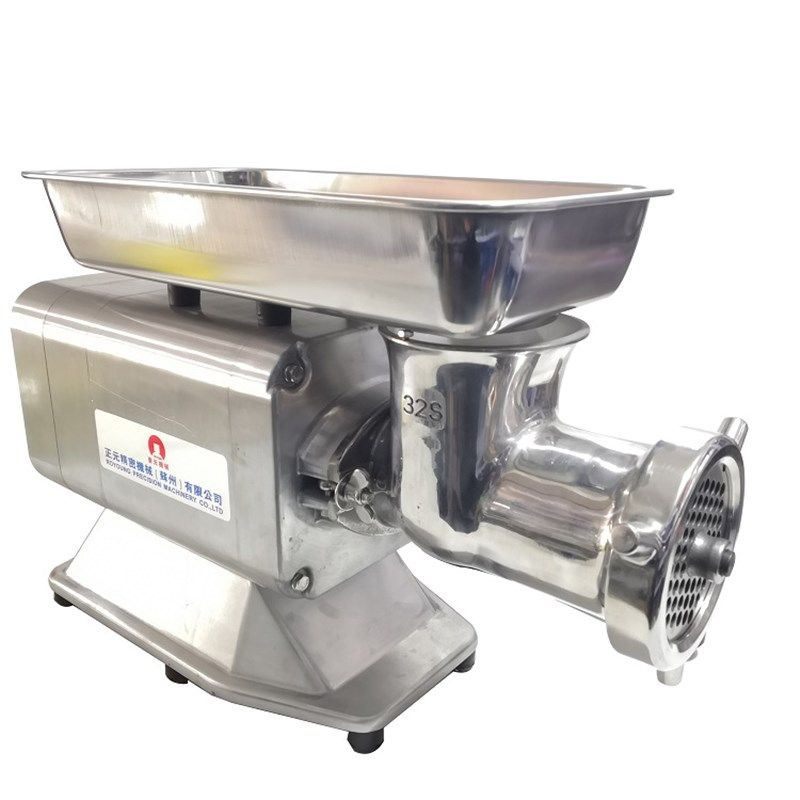 台元正元绞肉机商用大功率台式不锈钢可拆卸全自动肉馅菜陷蒜泥灌