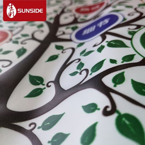 UV喷画厂家制作商场门店灯箱布画面 UV软膜灯箱卡布框内打灯布