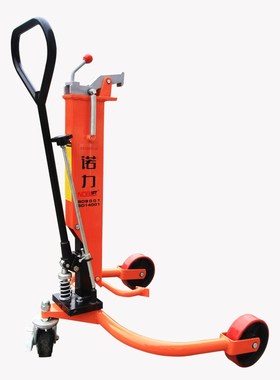 诺力手动油桶车搬运车DP25适用于铁桶塑料桶夹具咬鹰嘴式