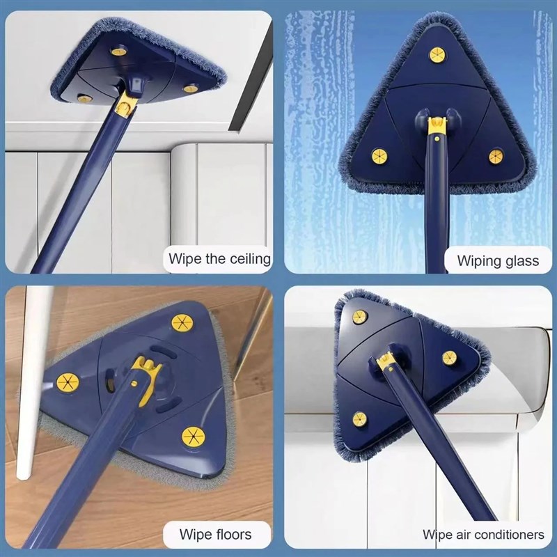 Triangle Cleaning Mqop Telescopic 360° Rotatable Adjustable