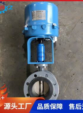 贝尔381R角行程调节型电动蝶阀法兰连接软密封