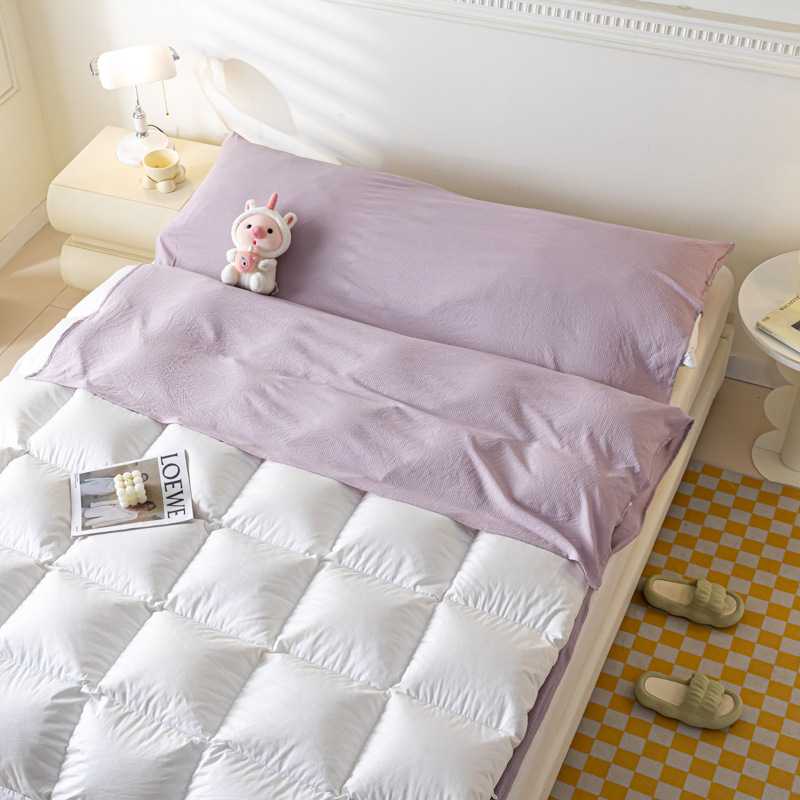 A类酒店隔脏睡袋一体非全棉纯棉床单被套便携式外出旅游被罩旅睡3