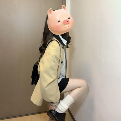 美式复古工装夹克外套女早春季2026年新爆款小个子宽松巨好看上衣