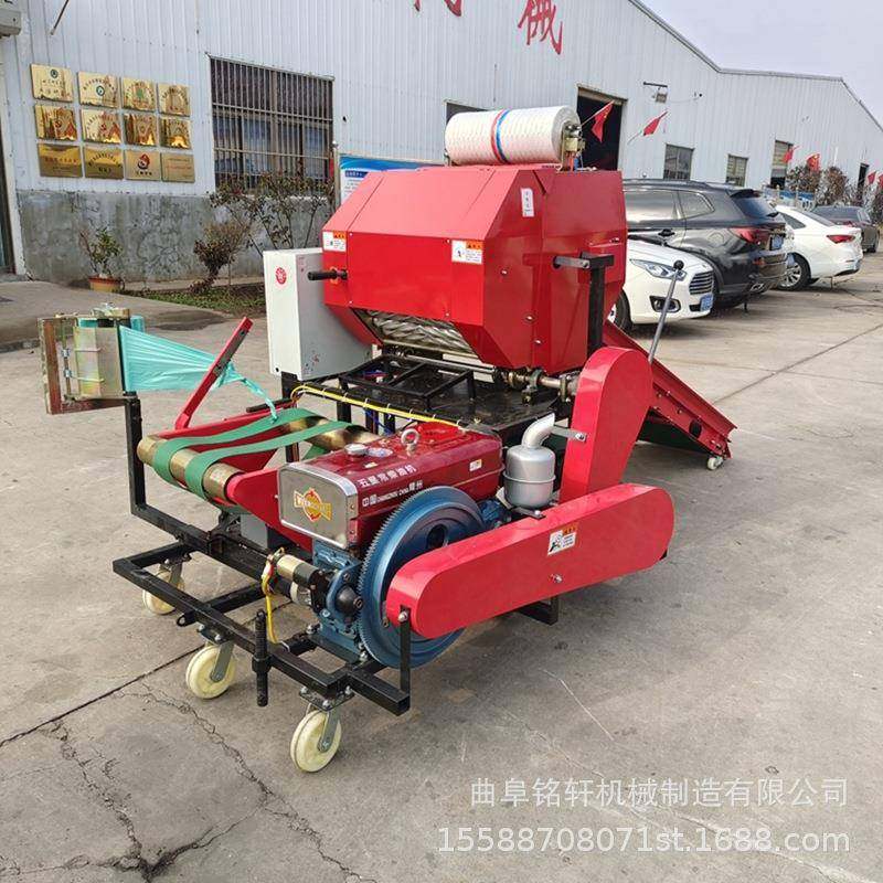 青储打包机秸秆揉丝打捆包膜一体机柴油机款全自动青贮圆捆机,畜牧/养殖物资,特种养殖设备,淘宝优惠券,粉丝福利购,淘宝优惠卷