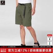 舒适透气耐磨 城市休闲徒步男五分短裤 隐者山之道 三夫户外