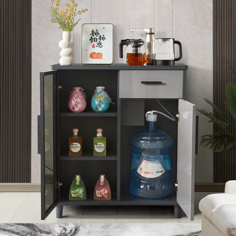 实木茶吧机家用新款轻奢全自动现代高端智能台式桌面一体饮水机柜