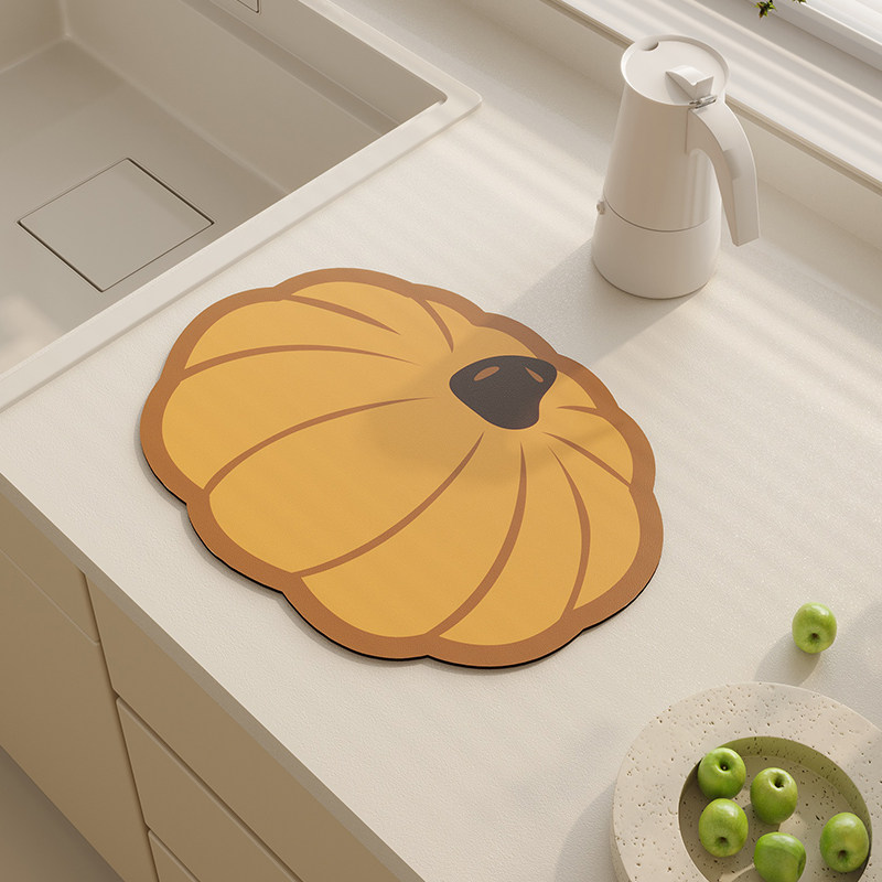 蔬菜系列厨房沥水垫硅藻泥吸水垫台面厨具免洗隔热垫吧台杯垫碗垫,居家布艺,厨房地垫,淘宝优惠券,粉丝福利购,淘宝优惠卷