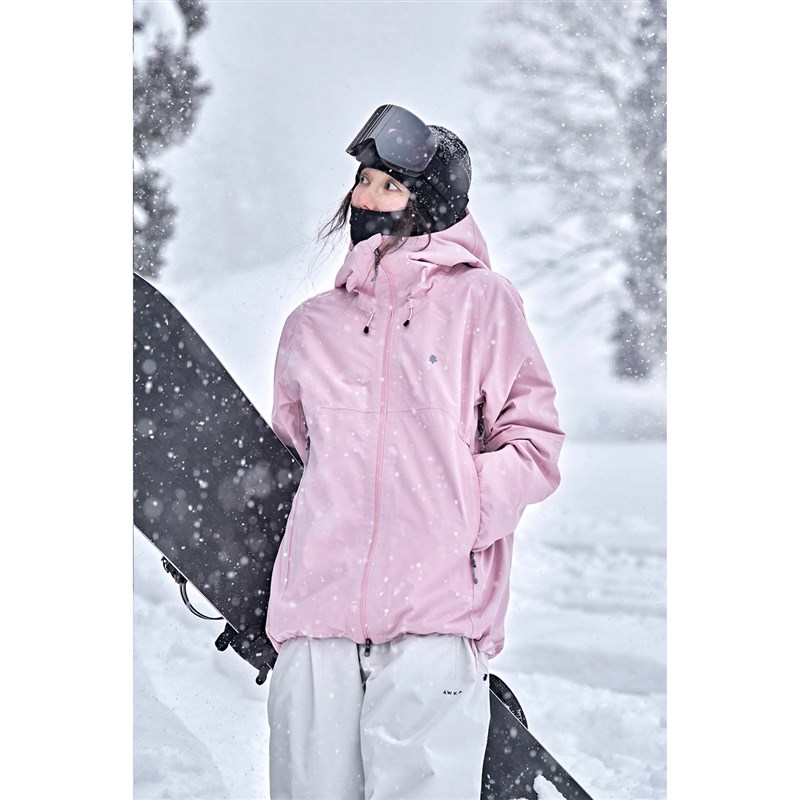AWKA滑雪服女款男士2025新款单板双板防水专业3L加棉滑雪衣外套冬