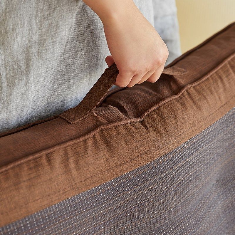 皆纳家用禅修冥想收纳携带便捷天然椰棕打坐垫柔软蒲团打坐垫