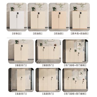 鞋柜带锁家用门口楼道定制入户玄关柜电梯口走廊密码锁门外储物柜