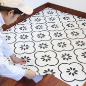 卧室装 饰墙纸自粘地贴墙贴画浴室卫生间瓷砖墙壁防水防潮厨房贴纸