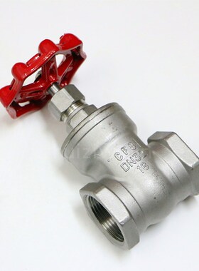 埃美柯8123不锈钢闸阀304材质加厚蒸汽高温180管道开关阀6分1寸