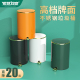 轻奢不锈钢垃圾桶家用2022新款 厨房脚踩卫生间带盖大号 客厅脚踏式