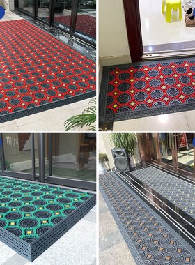 商用大门口迎宾地垫室外除尘地毯入户门垫子门店户外台阶防滑脚垫